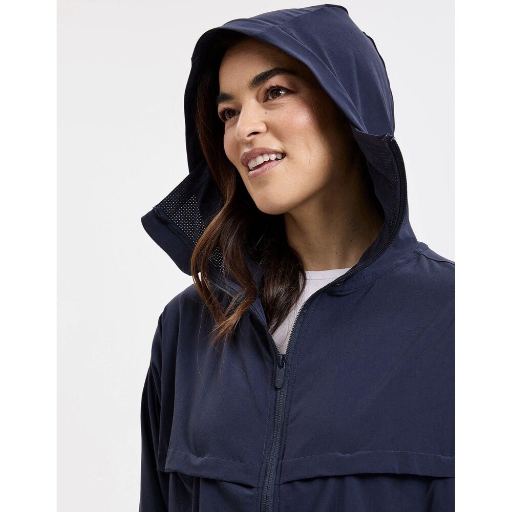Solbari Everlight UPF 50+ Sun Jacket Navy Size XS Loose Fit Fits Medium Large